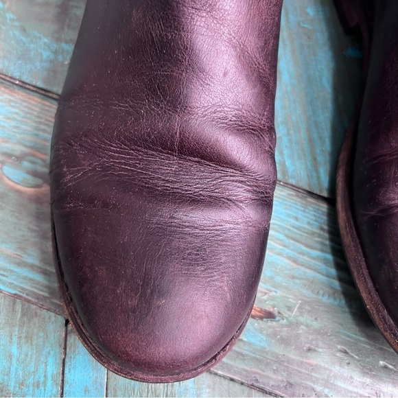 Frye Paige Cuff Leather Riding Boots Size 7 Western - Picture 8 of 15